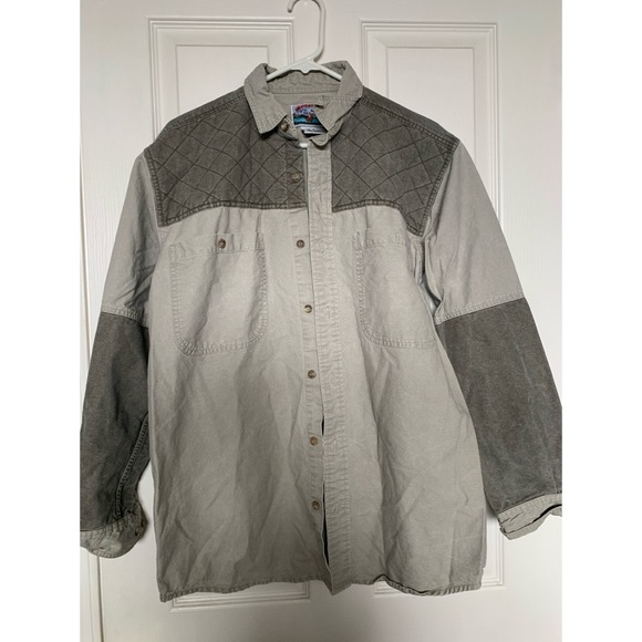 Vintage Field and Stream Two Tone Canvas Shirt Men’s Size Medium - Picture 1 of 3